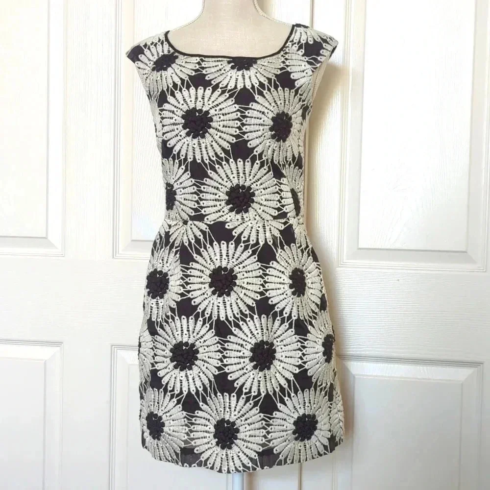 Kate Spade Embroidered Flower Dress